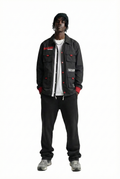 JOSH Men's premium crispy nylon long sleeve coach jacket