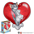 Wooden jigsaw puzzle Tom & Jerry™ – Heart of Love