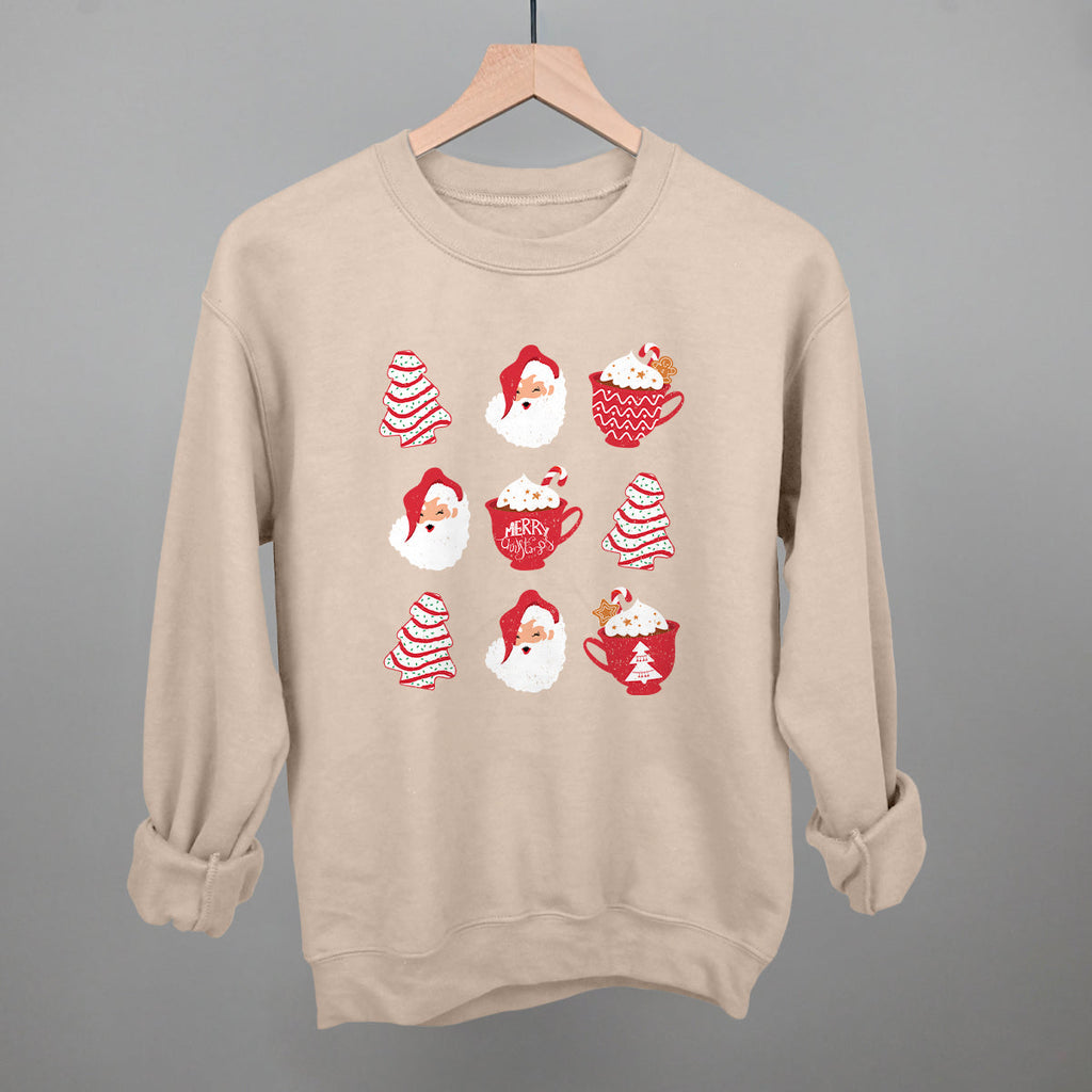 Christmas Tree Cake Santa