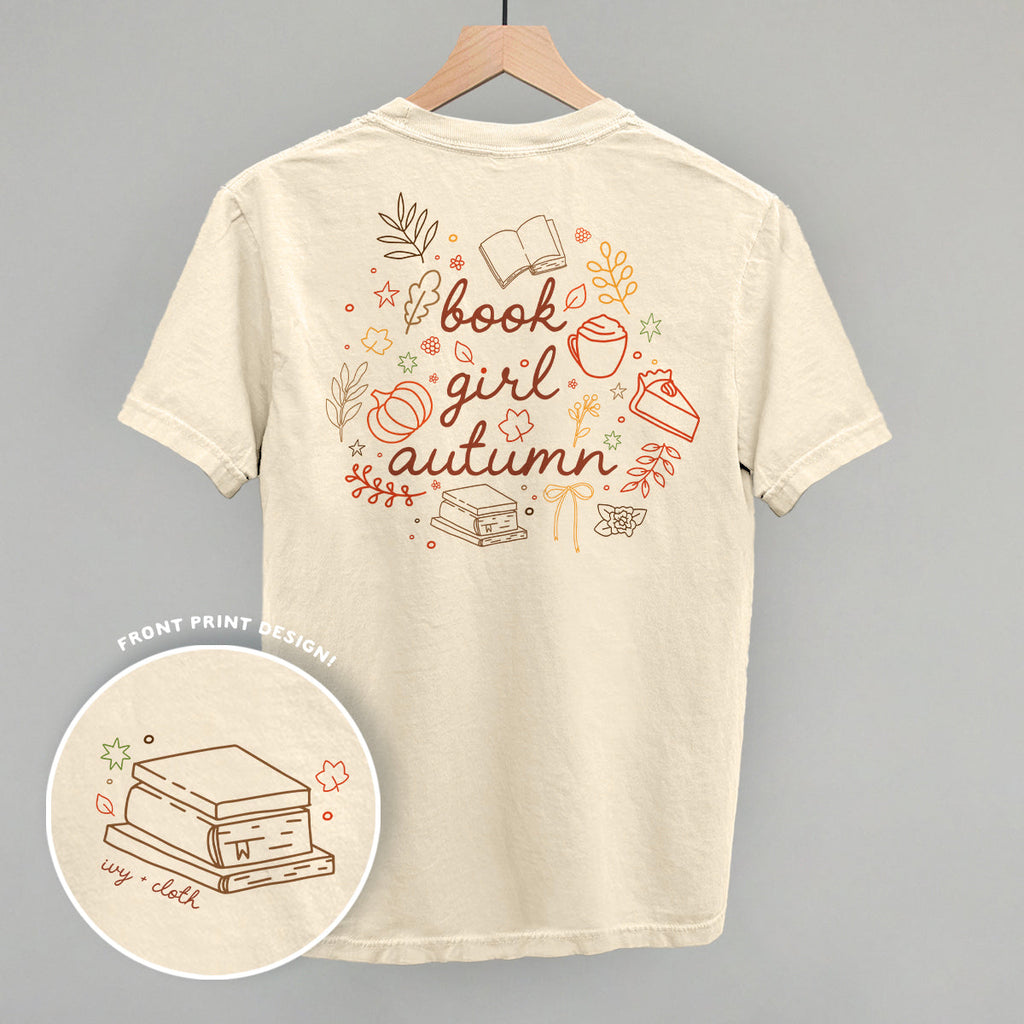 Book Girl Autumn (Back Print)