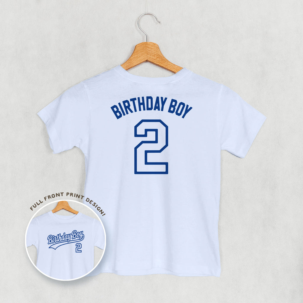 Birthday Boy Varsity #2 (Kids Back Print)