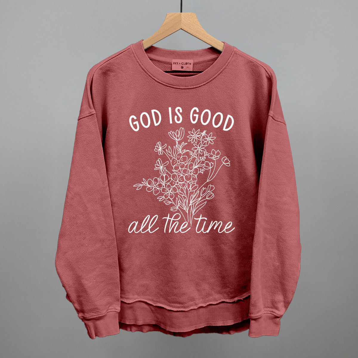 God Is Good All The Time Floral