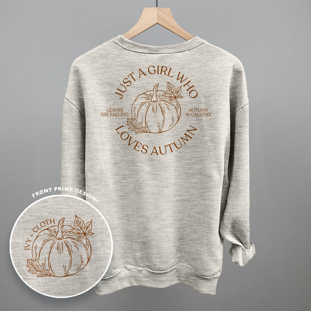 Just A Girl Who Loves Autumn (Back Print)
