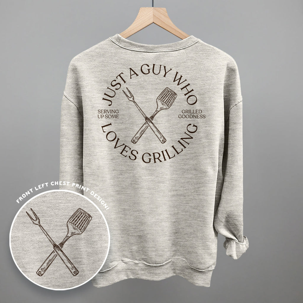 Just A Guy Who Loves Grilling (Back Print)