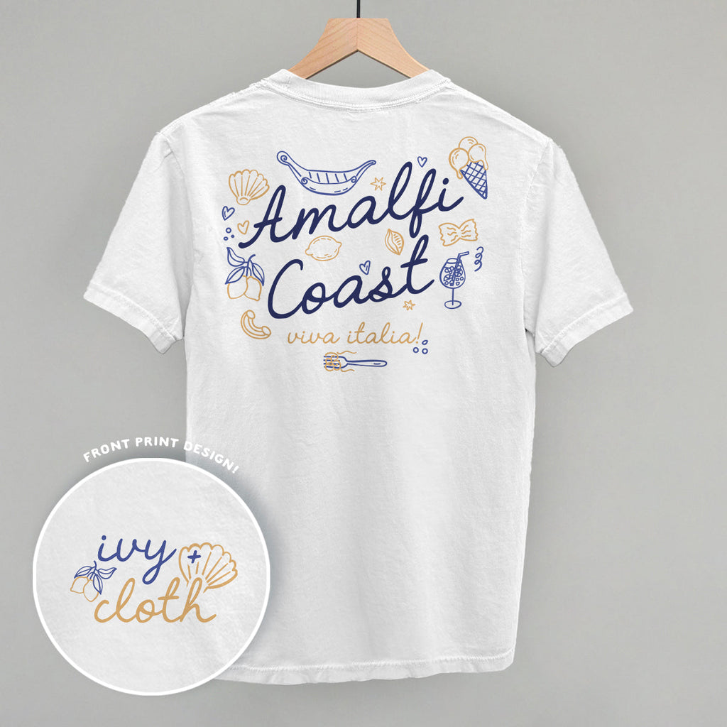 Amalfi Coast Doodles (Back Print)