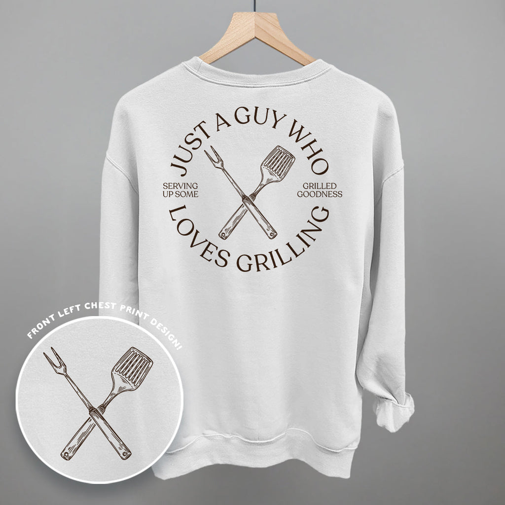 Just A Guy Who Loves Grilling (Back Print)