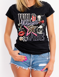 Ladies Blavk “Wild Western BABE” Graphic Tee