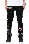 Napa Men's premium skinny twill cargo pants.