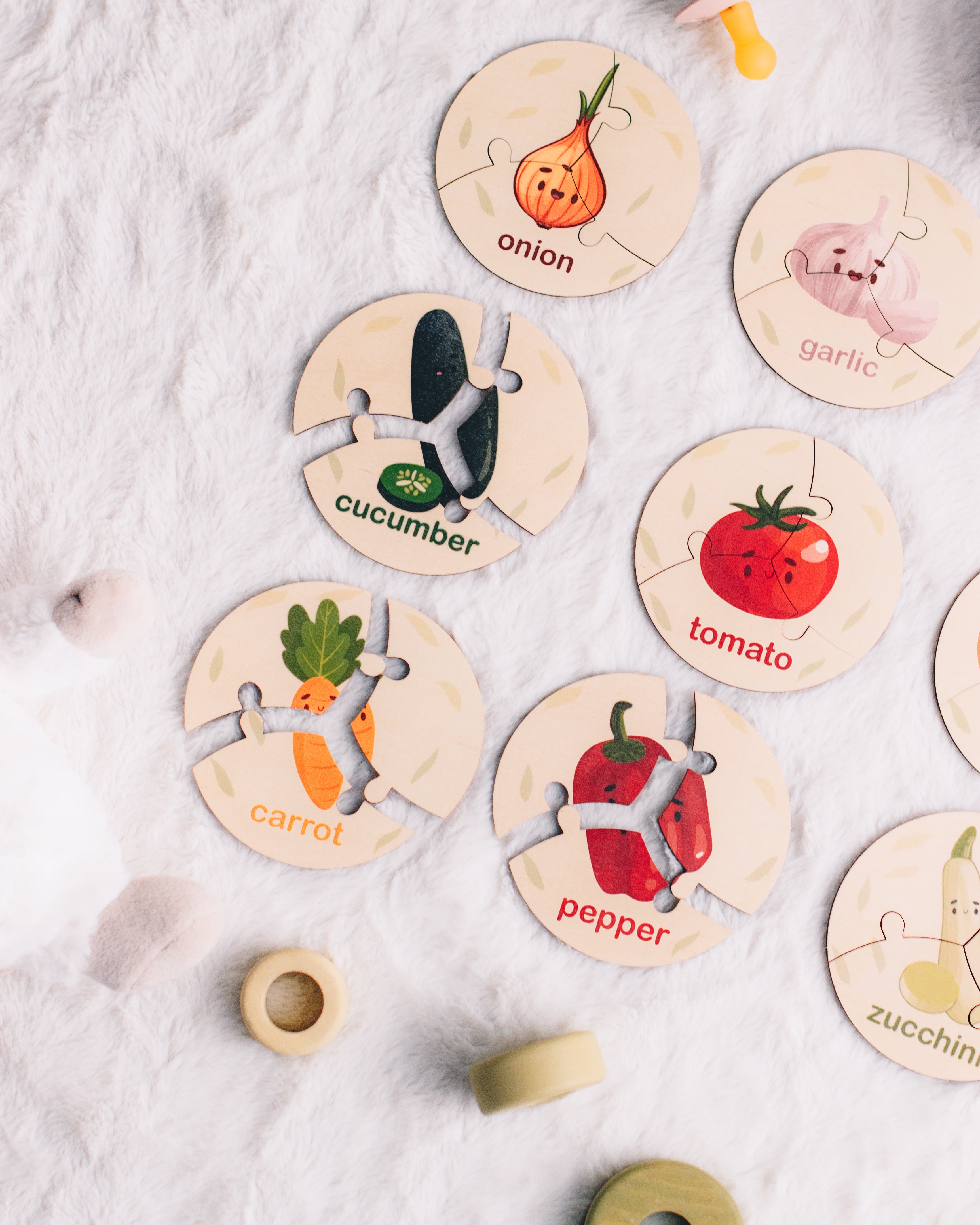 Fruits Round Jigsaw Set