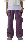 BOLIN FINE TWILL NYLON BAGGY FIT CARGO PANTS
