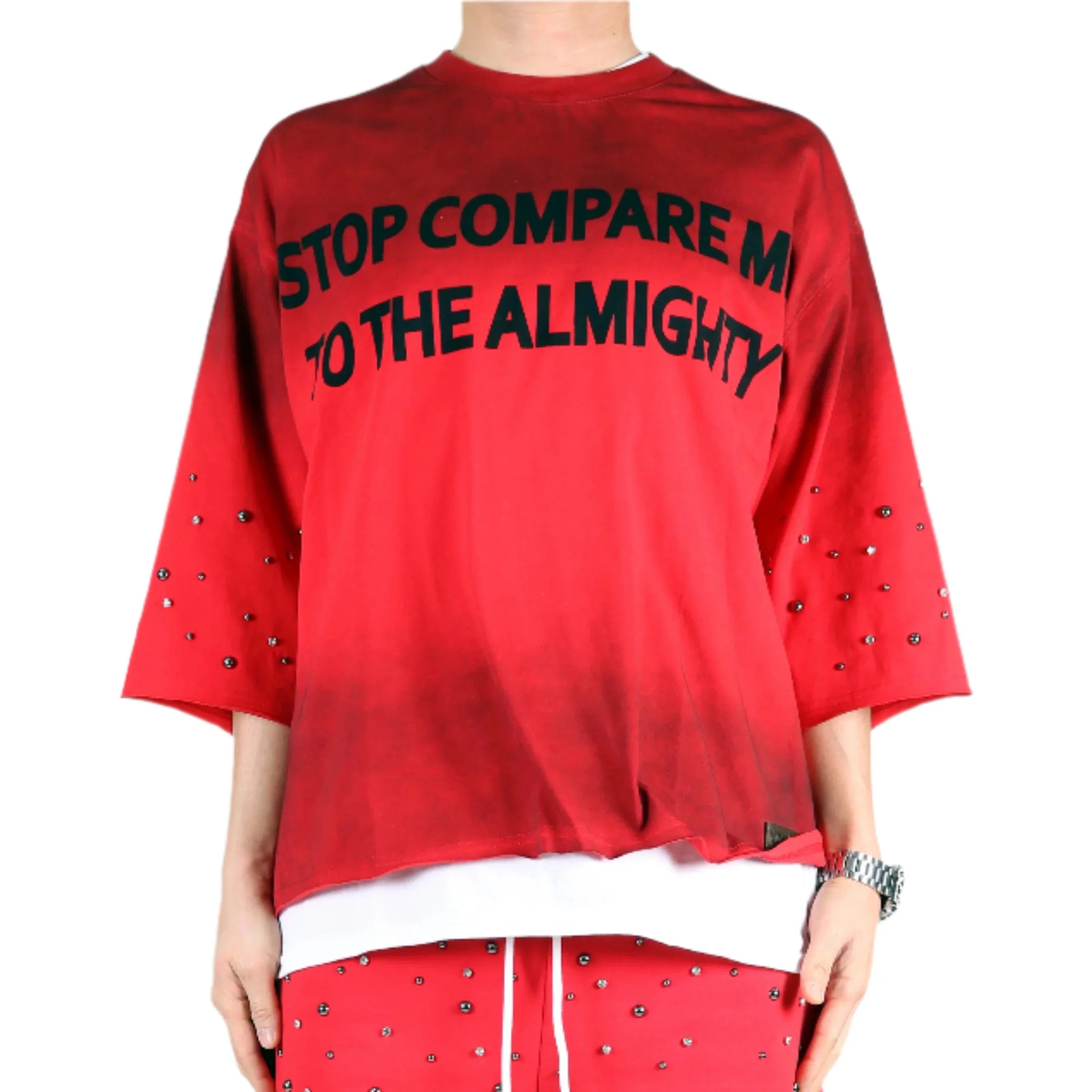 GARCIA S/N Jersey 3/4 Sleeve Crop top Tee