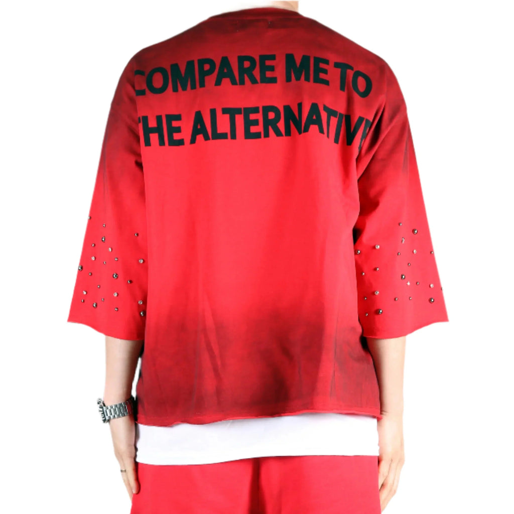 GARCIA S/N Jersey 3/4 Sleeve Crop top Tee