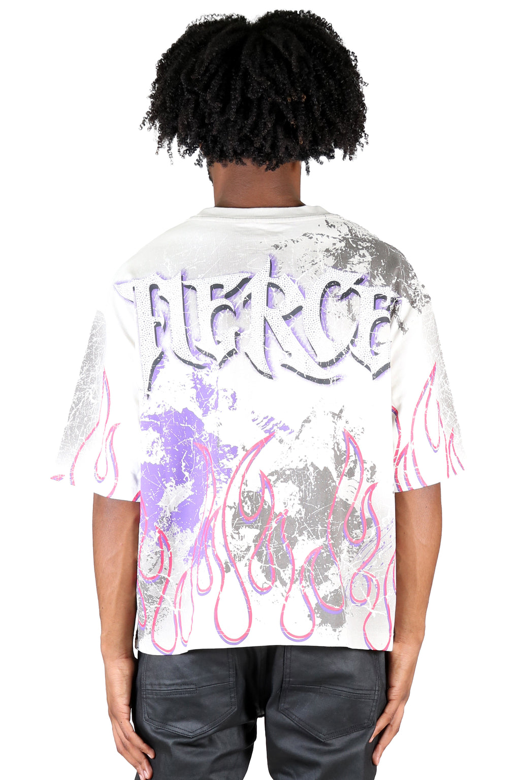 BERYL S/N Jersey 3/4 Sleeve Crop Top Tee