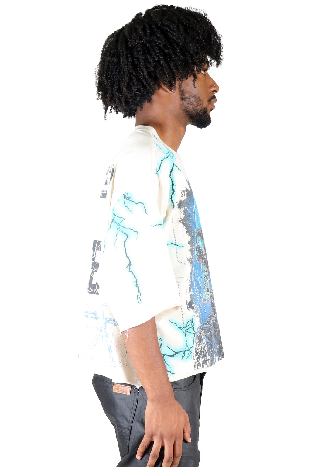 TERRABLAST S/N Jersey 3/4 Sleeve Crop Top Tee