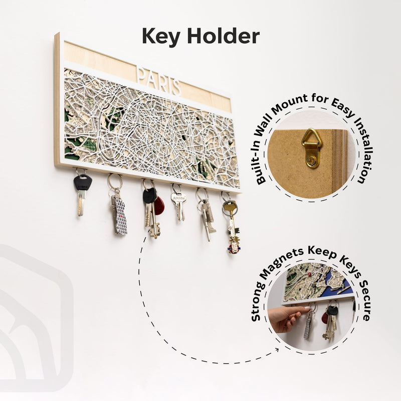 Wooden Key Holder