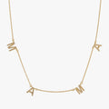 Floating Pavé Mama Necklace