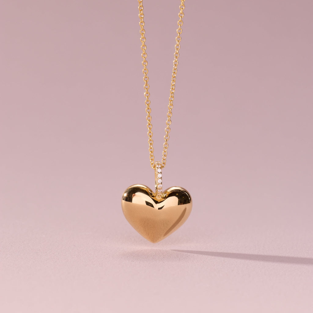 Puffy Heart Necklace