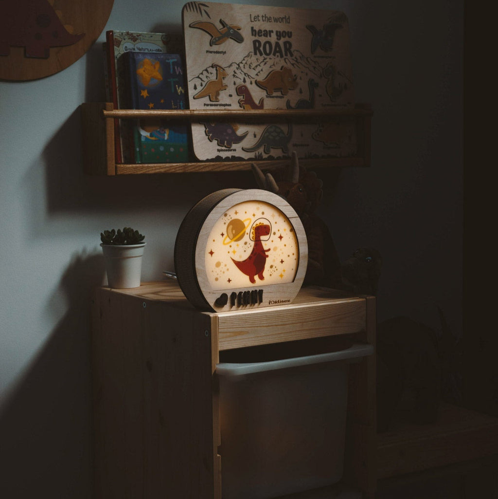 Girl Dinosaur Night Light