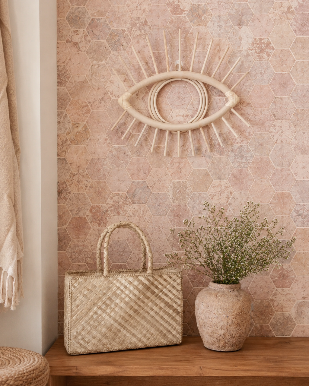 Rattan Eye Decor