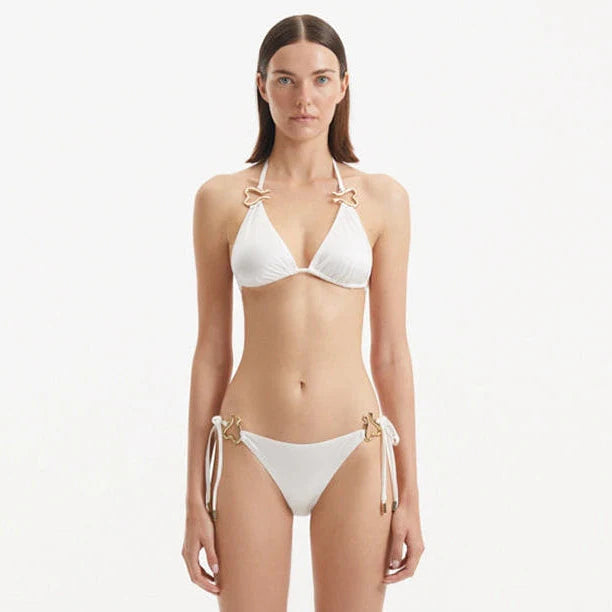 Yulia German - Jenna White Pants & Rhea Bikini Set