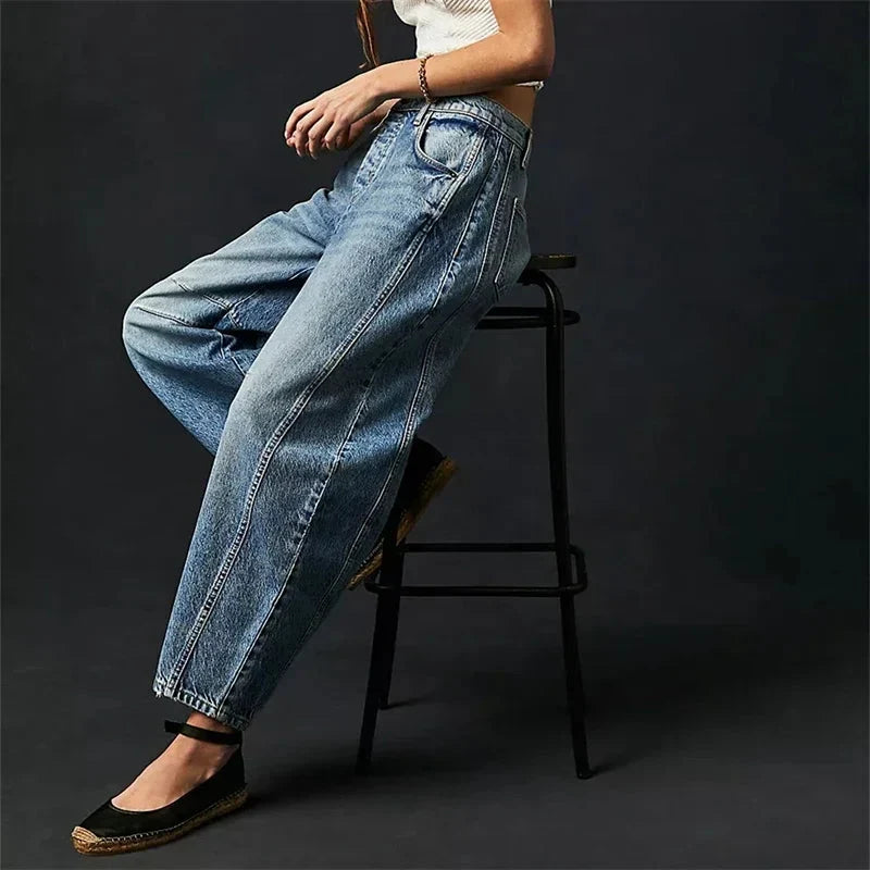 Women’s Mid Rise Wide Leg Jeans