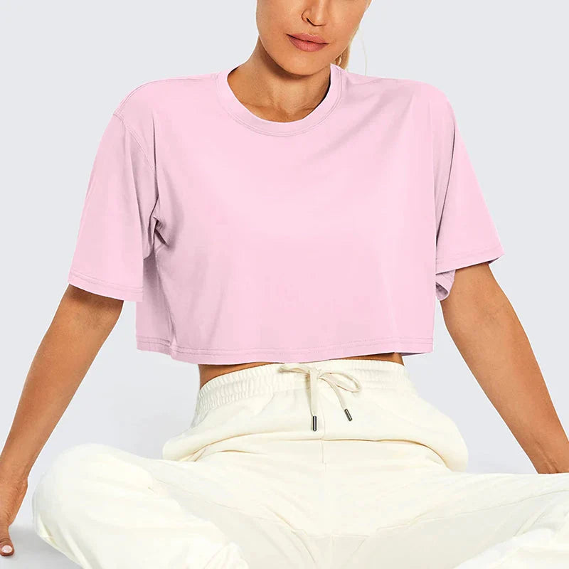 Y2K Harajuku White Crop Top