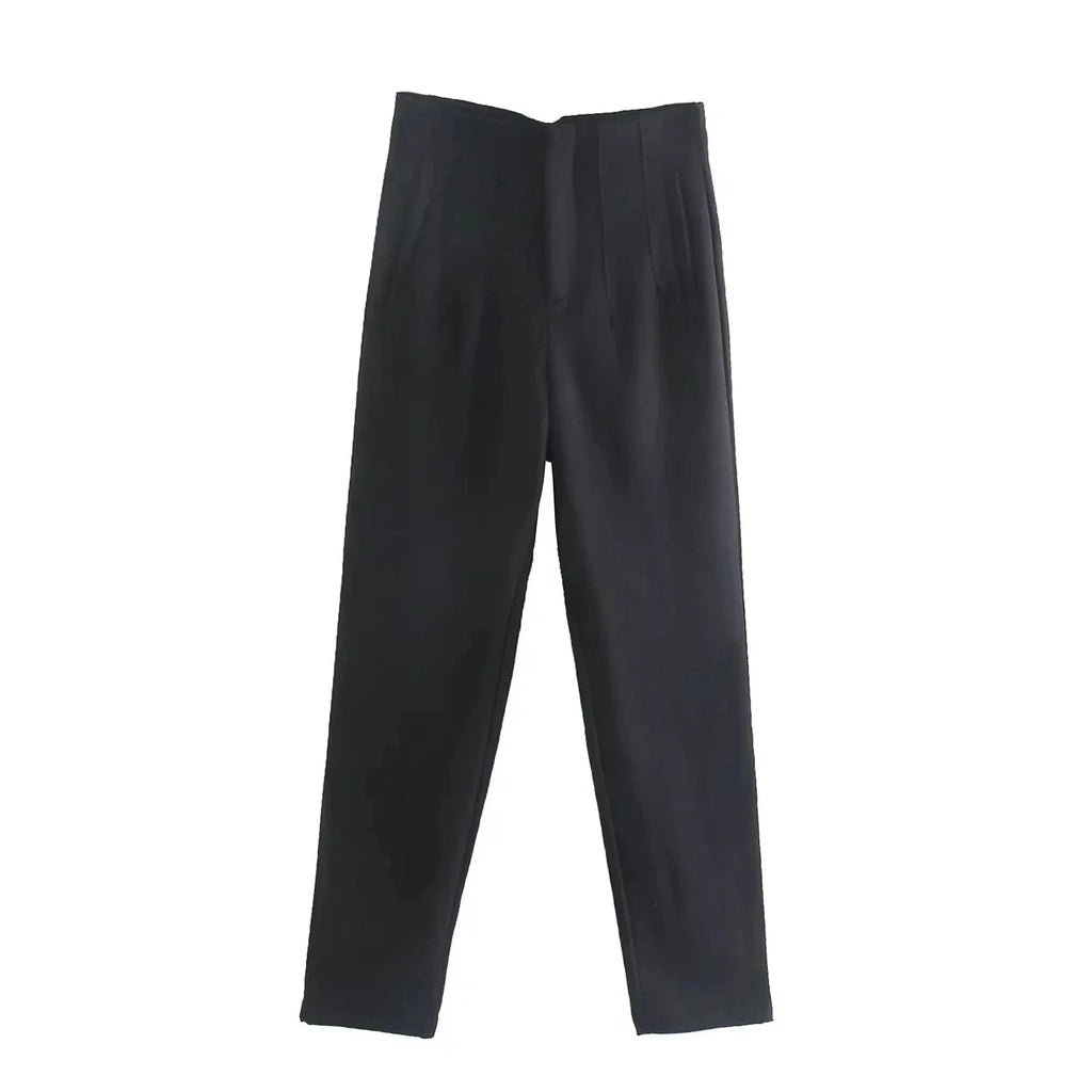 Women’s High Waist Slim Trousers