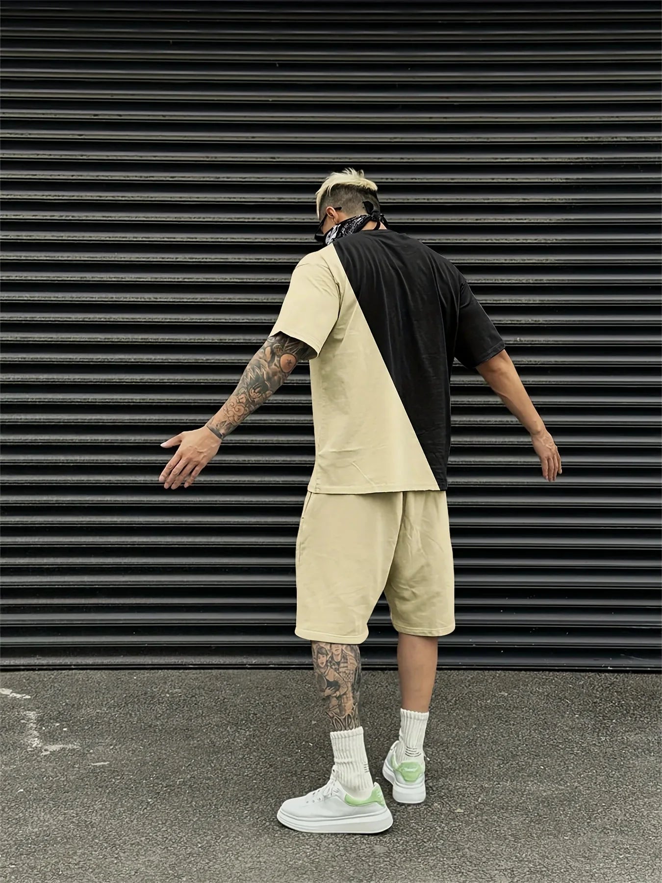 Summer Men's 3D Printed Urban Streetwear 2-Piece Set