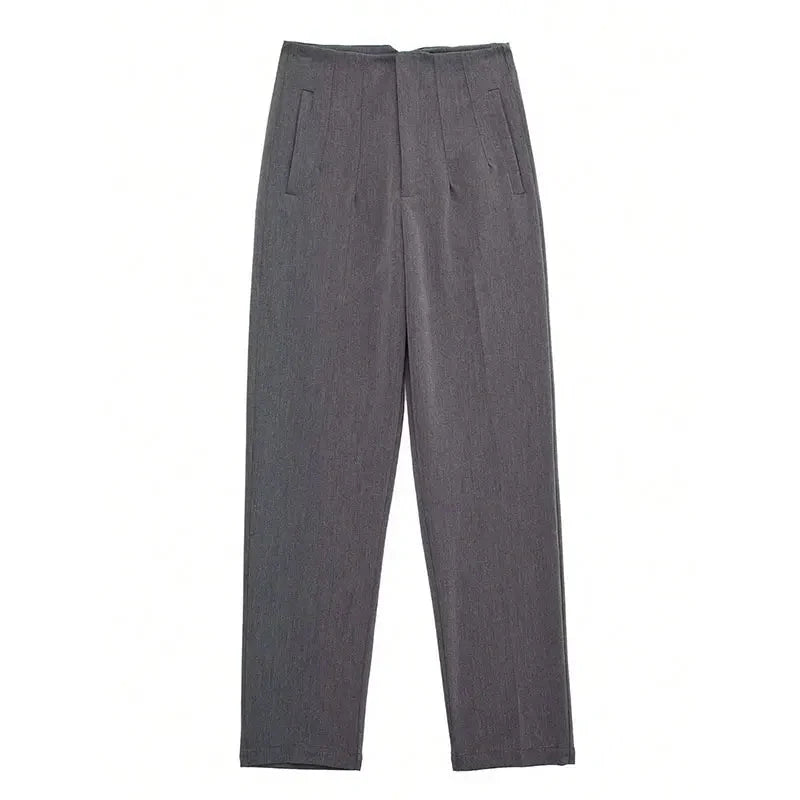 Women’s High Waist Slim Trousers