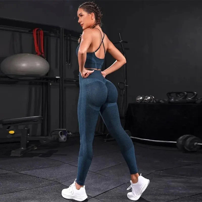 🧘‍♀️ 2-Piece Women's Seamless Yoga Set