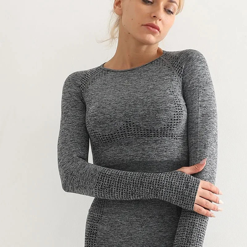 Seamless Yoga Crop Top for Women
