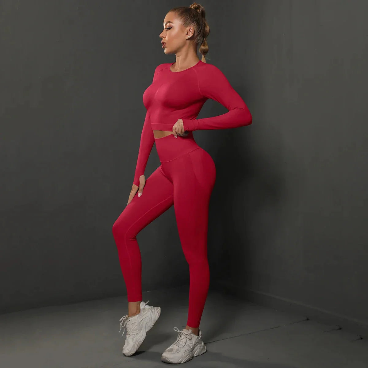 Women's Seamless Long Sleeve Yoga Top