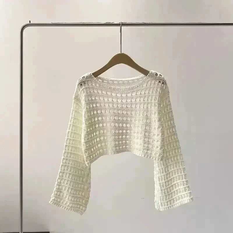 Women’s crochet knit beach cover up