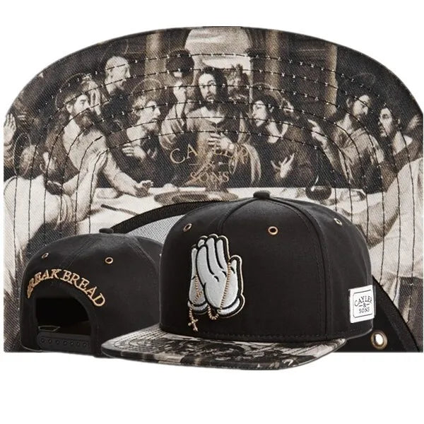Classic Snapback Hat – Flat Bill Adjustable Baseball Cap