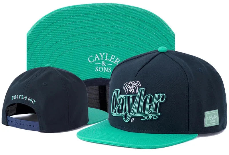 Classic Snapback Hat – Flat Bill Adjustable Baseball Cap