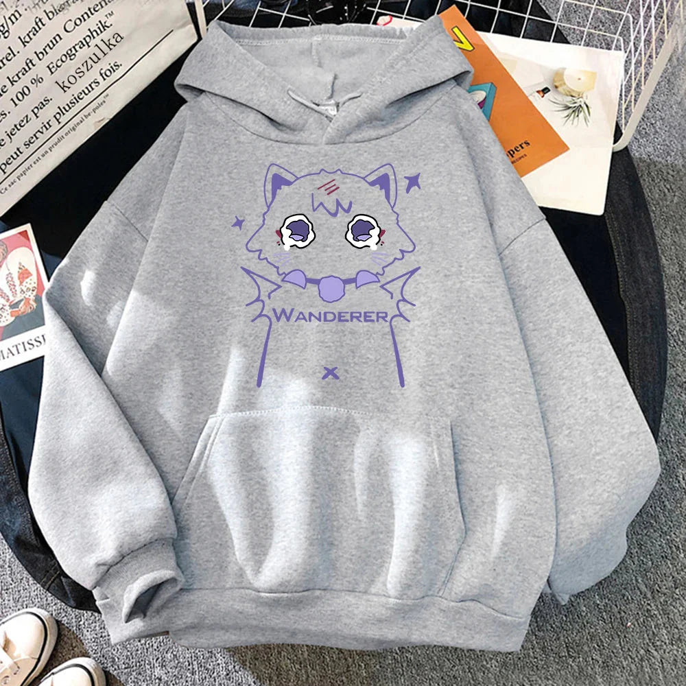 Genshin Impact Scaramouche Cat Hoodie