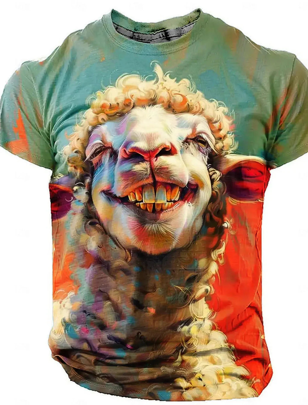 🦁  3D Animal Print Funny T-Shirt – Bold Summer Streetwear