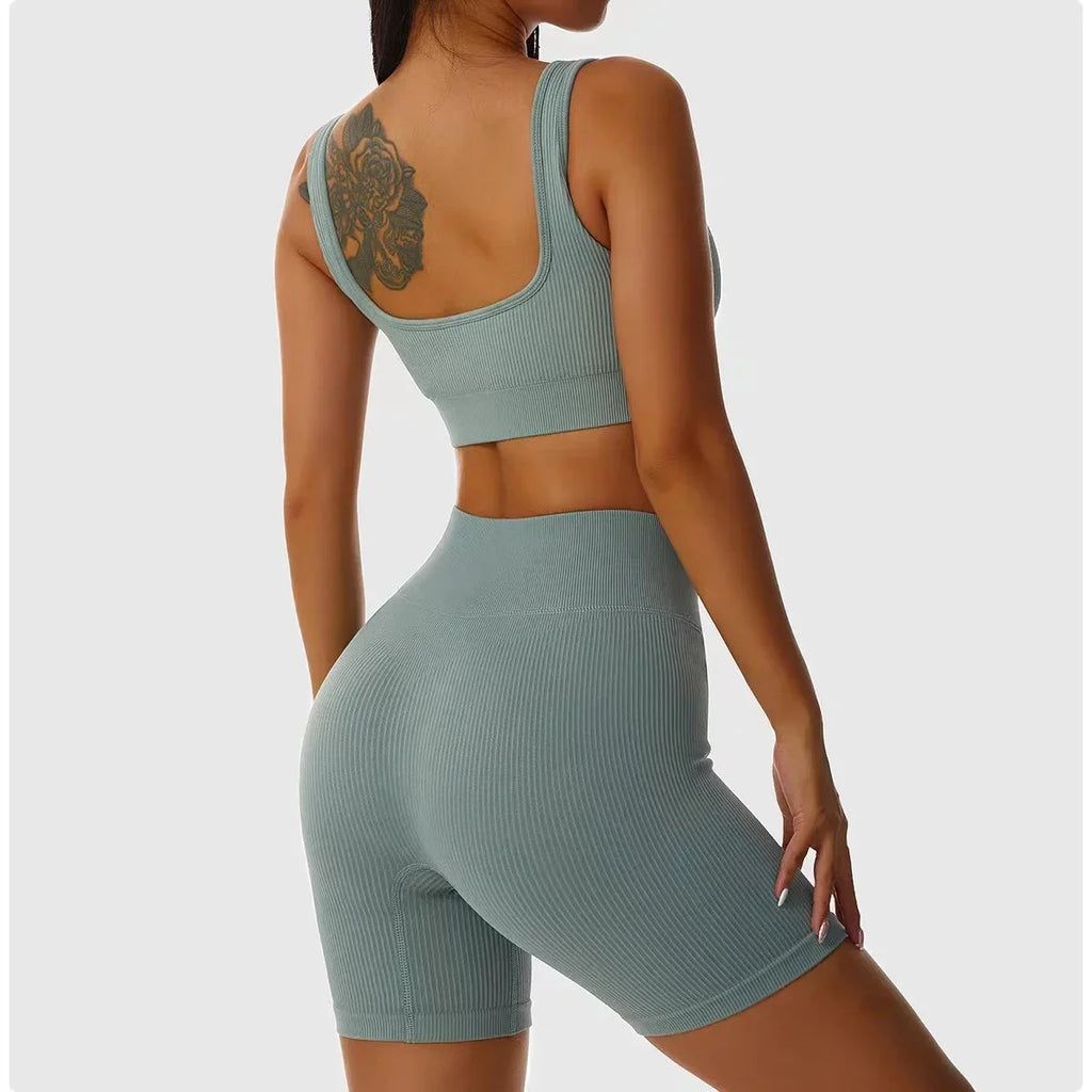 🖤 Ribbed Seamless Yoga Set