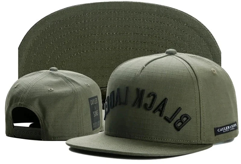 Skull Hand Snapback Hat – Flat Bill Adjustable Baseball Cap