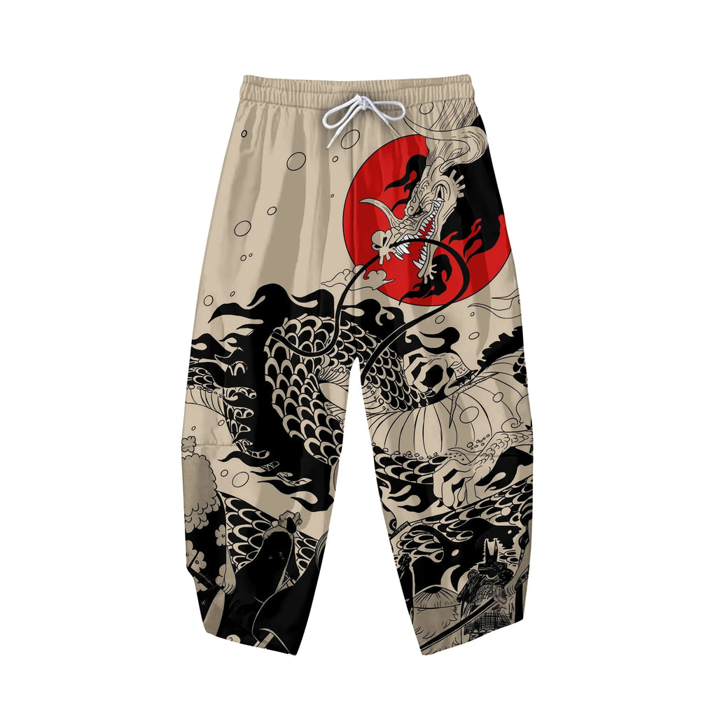 🐉 Summer Japanese Style Anime Dragon Print Haori Yukata