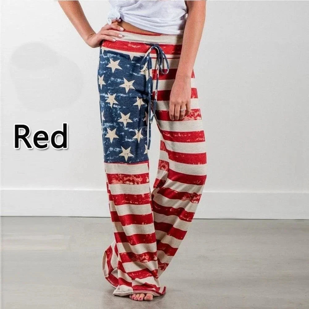 Plus Size Wide-Leg Drawstring Lounge Pants Casual Comfort
