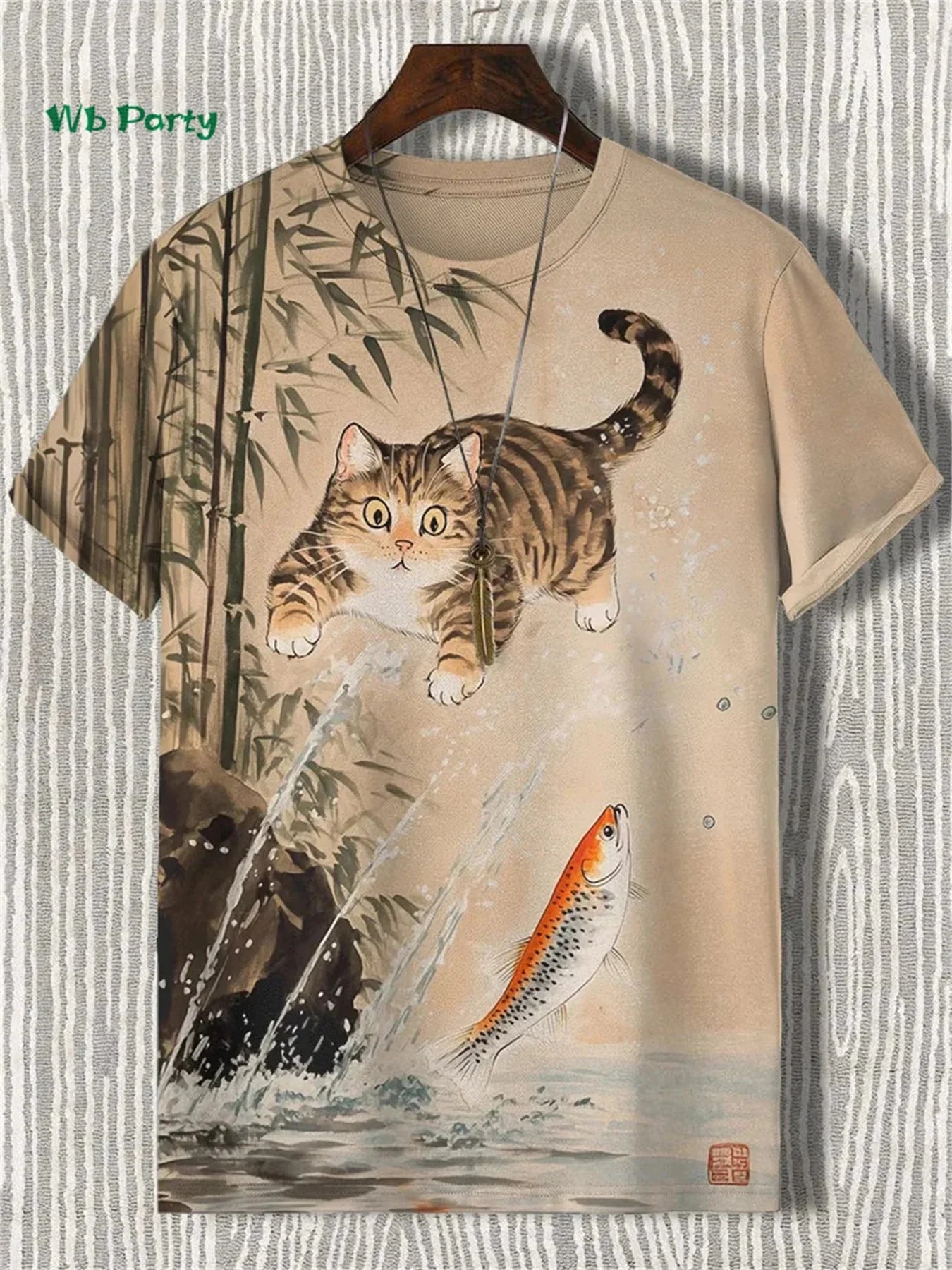 🐱  3D Travel Cat Print T-Shirt – Playful Summer Streetwear