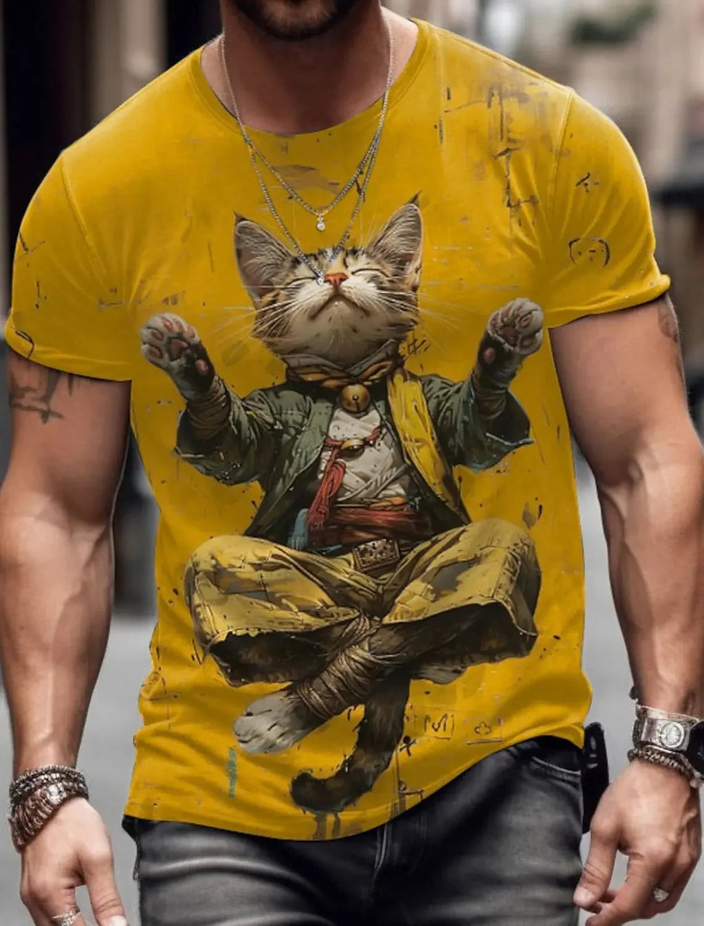 🦁  3D Animal Print Funny T-Shirt – Bold Summer Streetwear