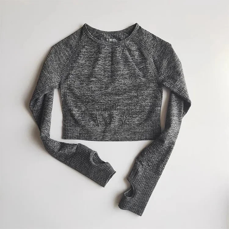 Seamless Yoga Crop Top for Women