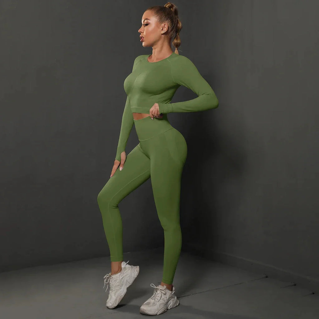 Women's Seamless Long Sleeve Yoga Top