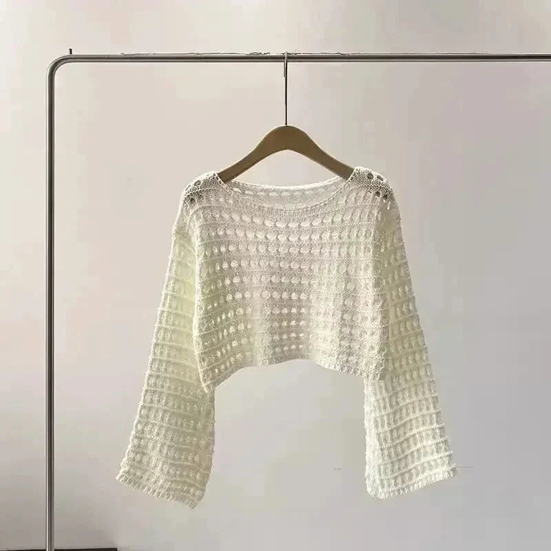 Women’s crochet knit beach cover up