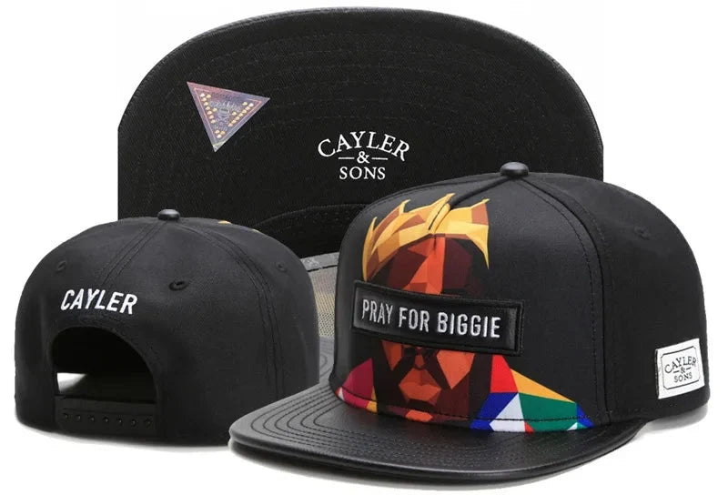 Classic Snapback Hat – Flat Bill Adjustable Baseball Cap