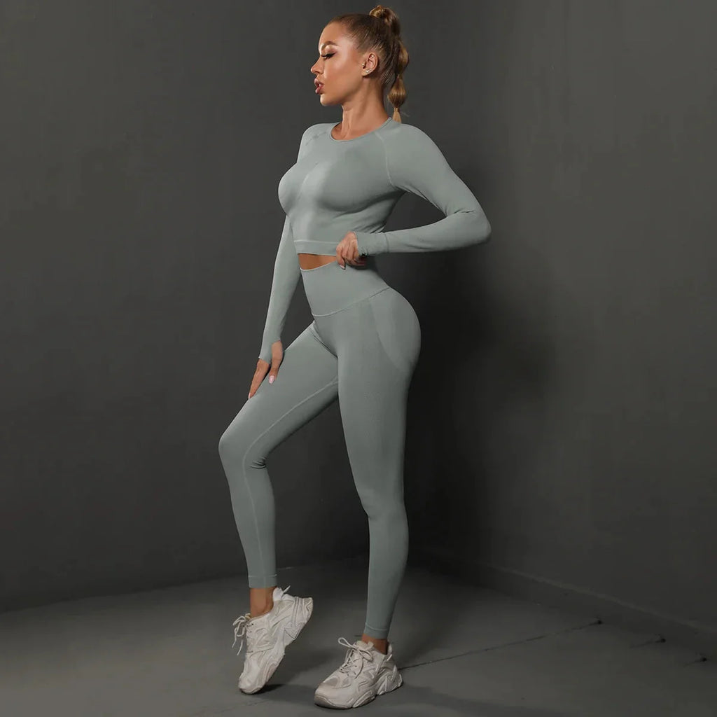 Women's Seamless Long Sleeve Yoga Top