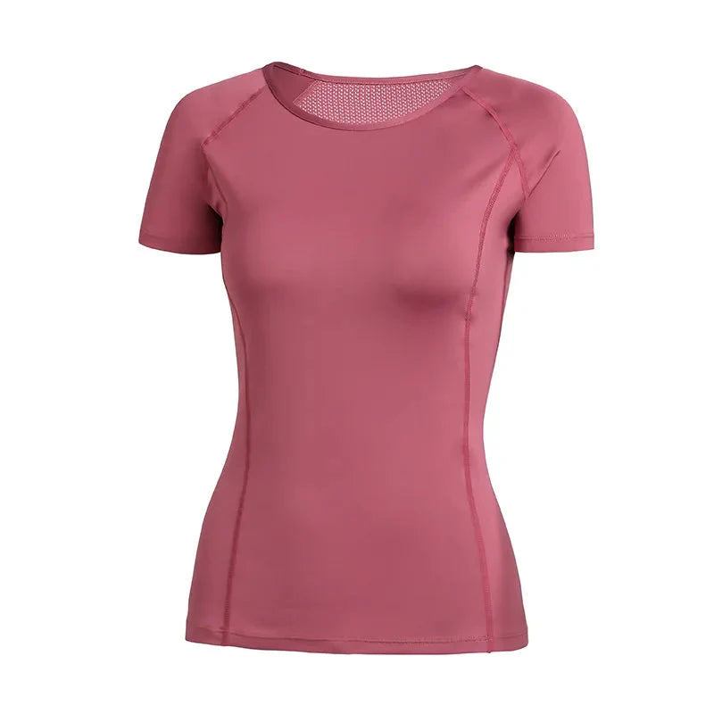 🖤 Plus Size Women's Sports T-Shirt – Breathable Yoga & Running Top