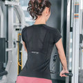 🖤 Plus Size Women's Sports T-Shirt – Breathable Yoga & Running Top